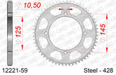 Corona AFAM 12221-59 in acciaio passo 428 YAMAHA XVS 125 DRAGSTAR 2000  -2005